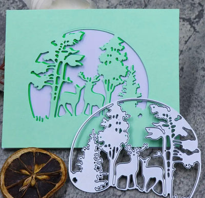 Reindeer & Forest Cutting Die