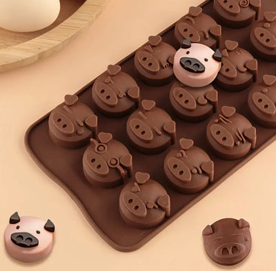 Pig Silicone Chocolate Mould