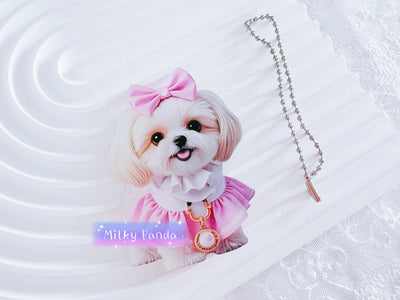 Shih Tzu Keyring Charm