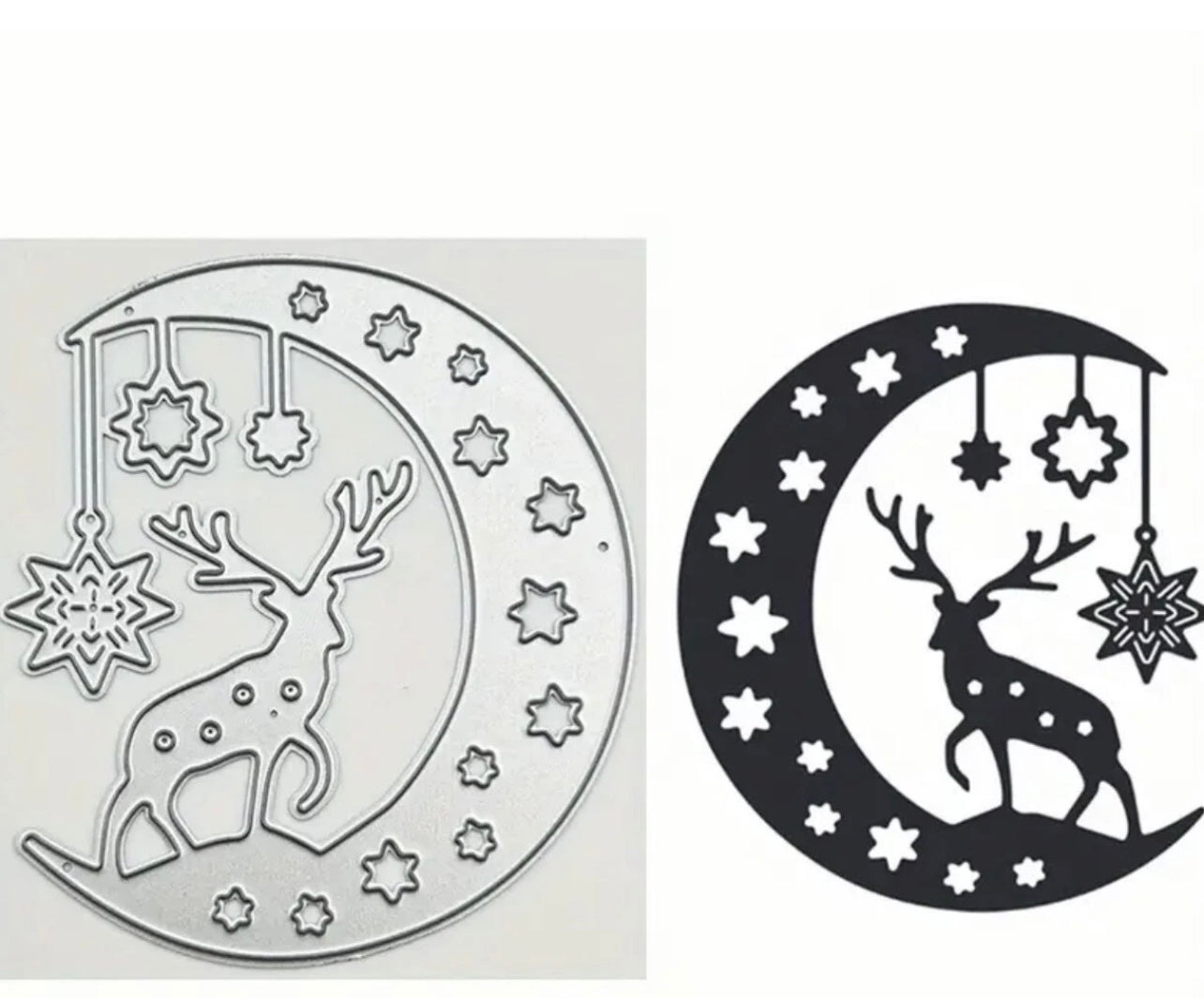 Reindeer & Moon Cutting Die