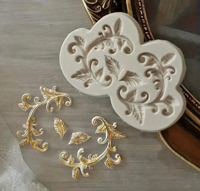 Vintage Baroque Fondant Mould