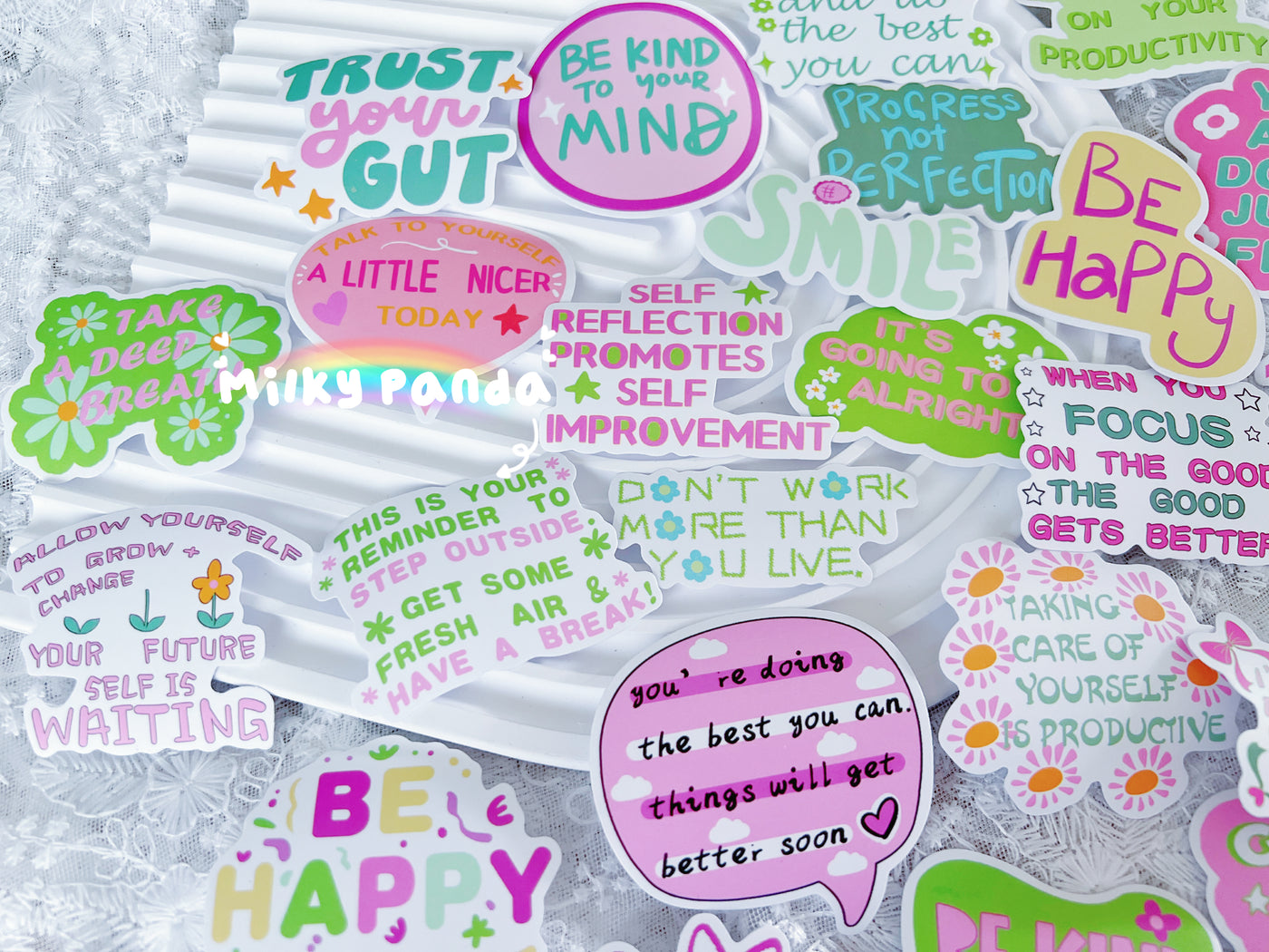 50 Pcs Inspiration Vinyl Stickers