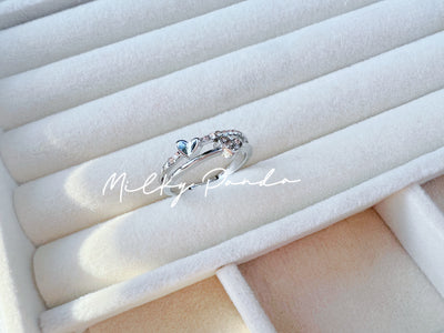 Rhinestone Heart Ring