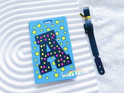Initial Letter Luggage Tag