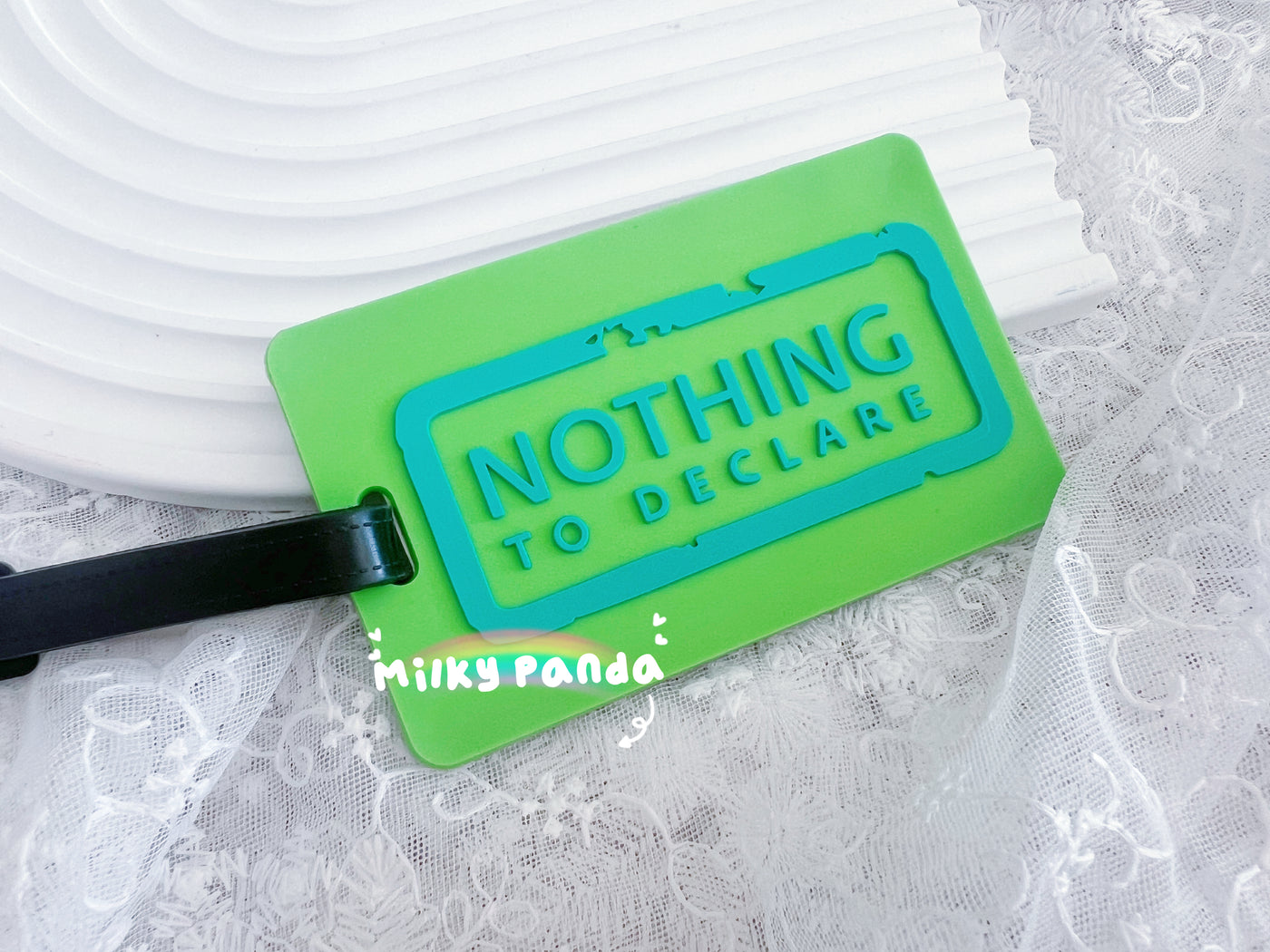 Nothing To Declare Luggage Tag