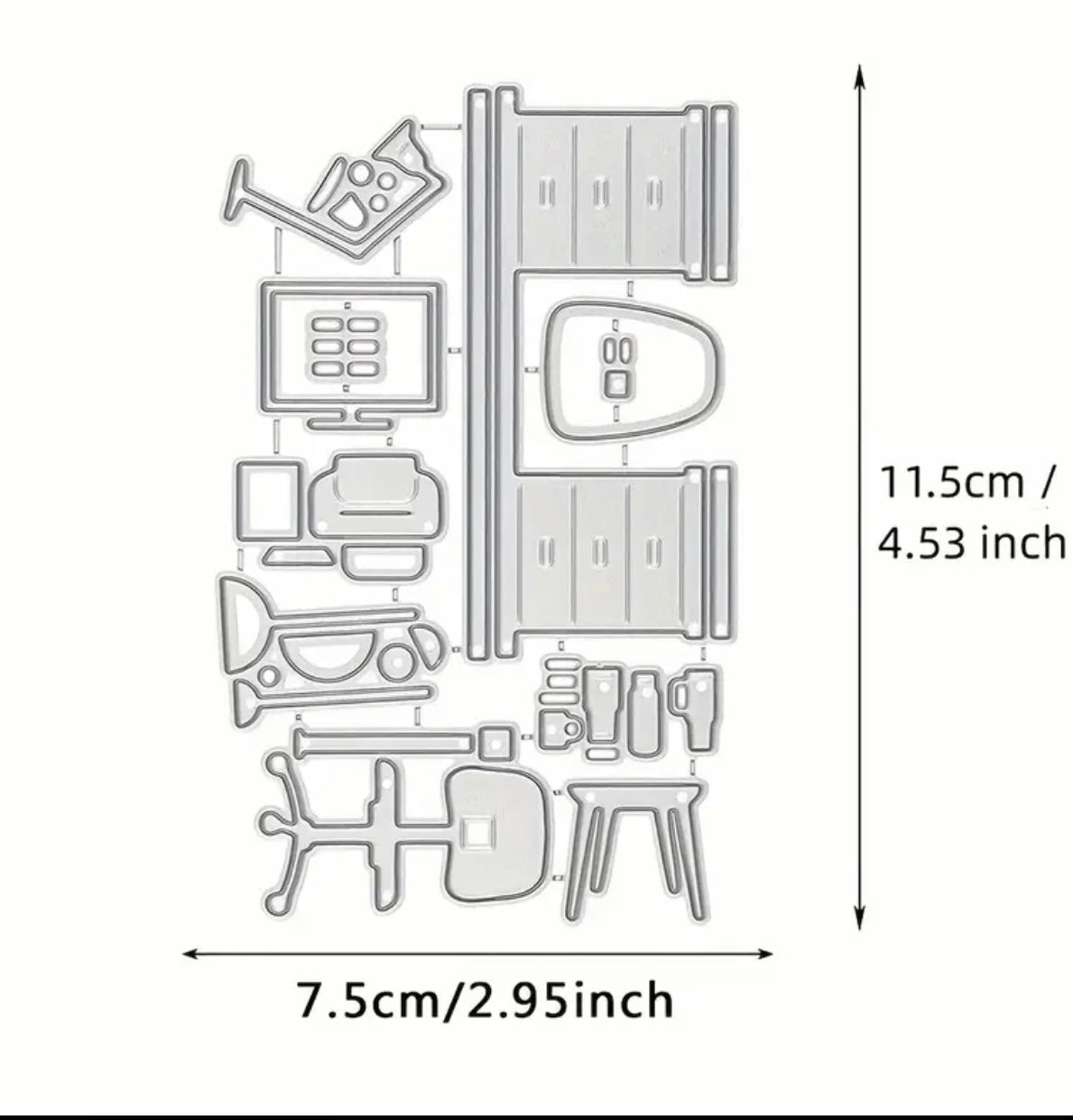 Office Theme Cutting Die