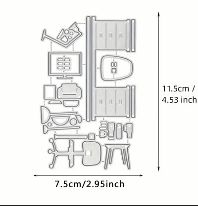 Office Theme Cutting Die