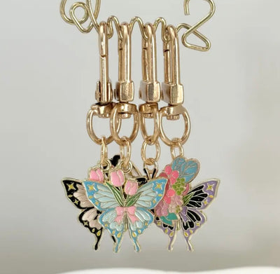 Butterfly Keyring Charm