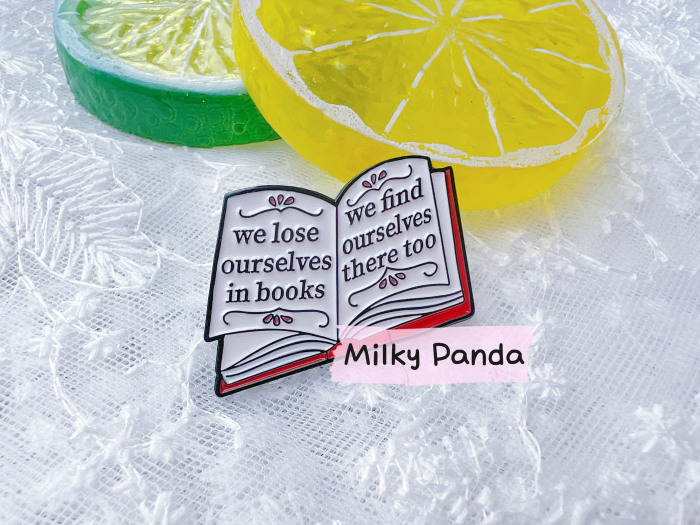 Book Lover Pin