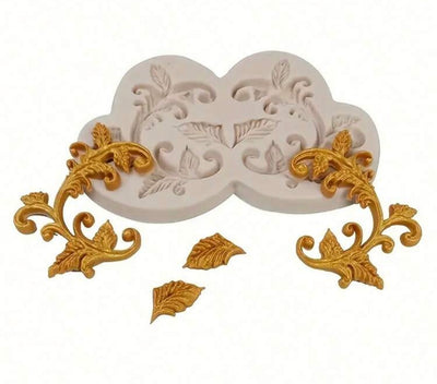 Vintage Baroque Fondant Mould