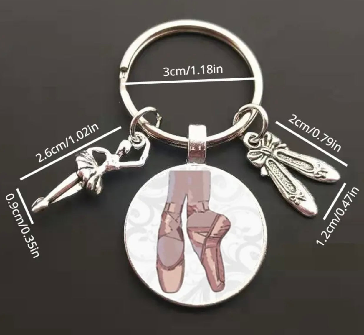 Ballet Dance Keyring