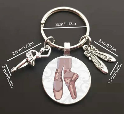 Ballet Dance Keyring