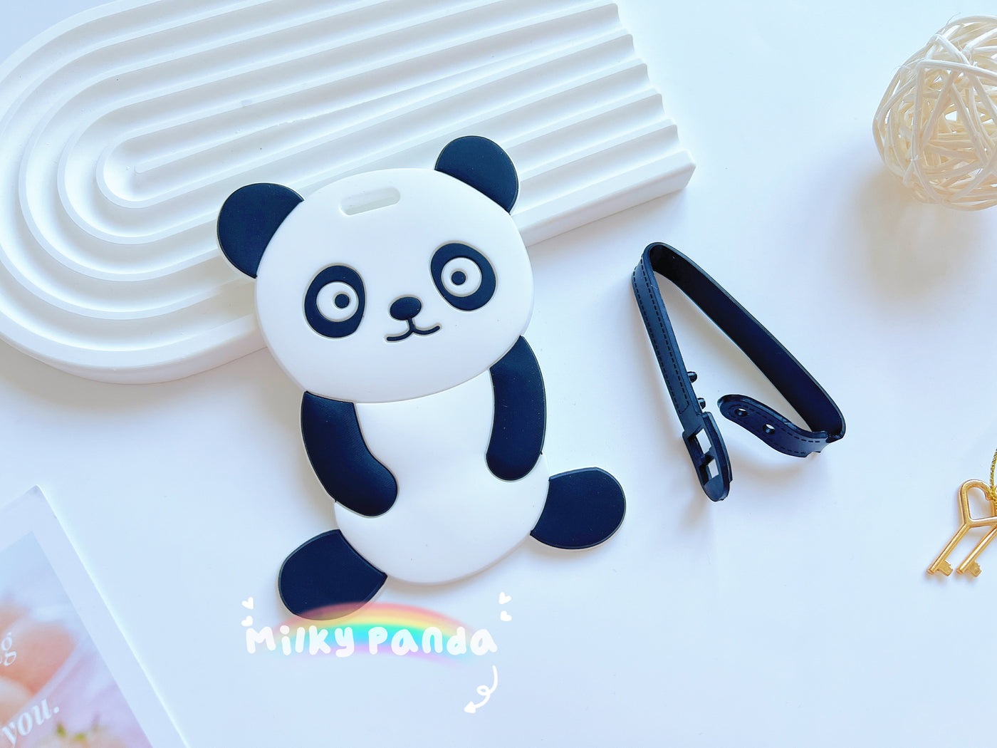 Panda Luggage Tag