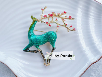 Reindeer Brooch