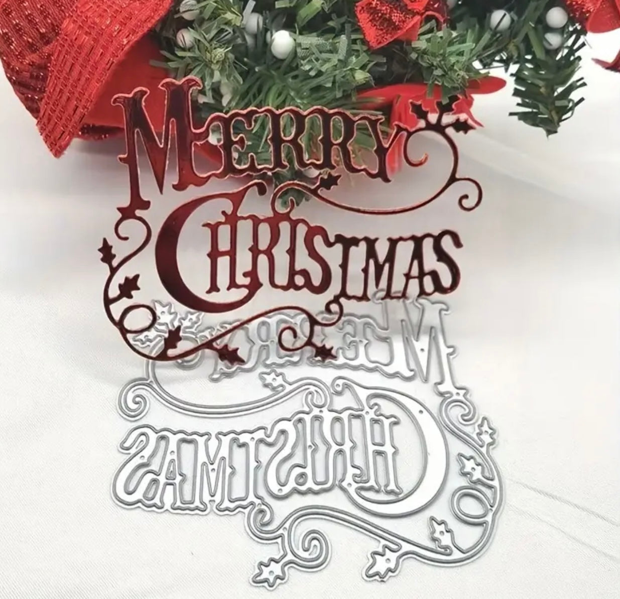 Merry Christmas Cutting Die