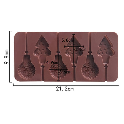 Snowflakes Lollipop Mould