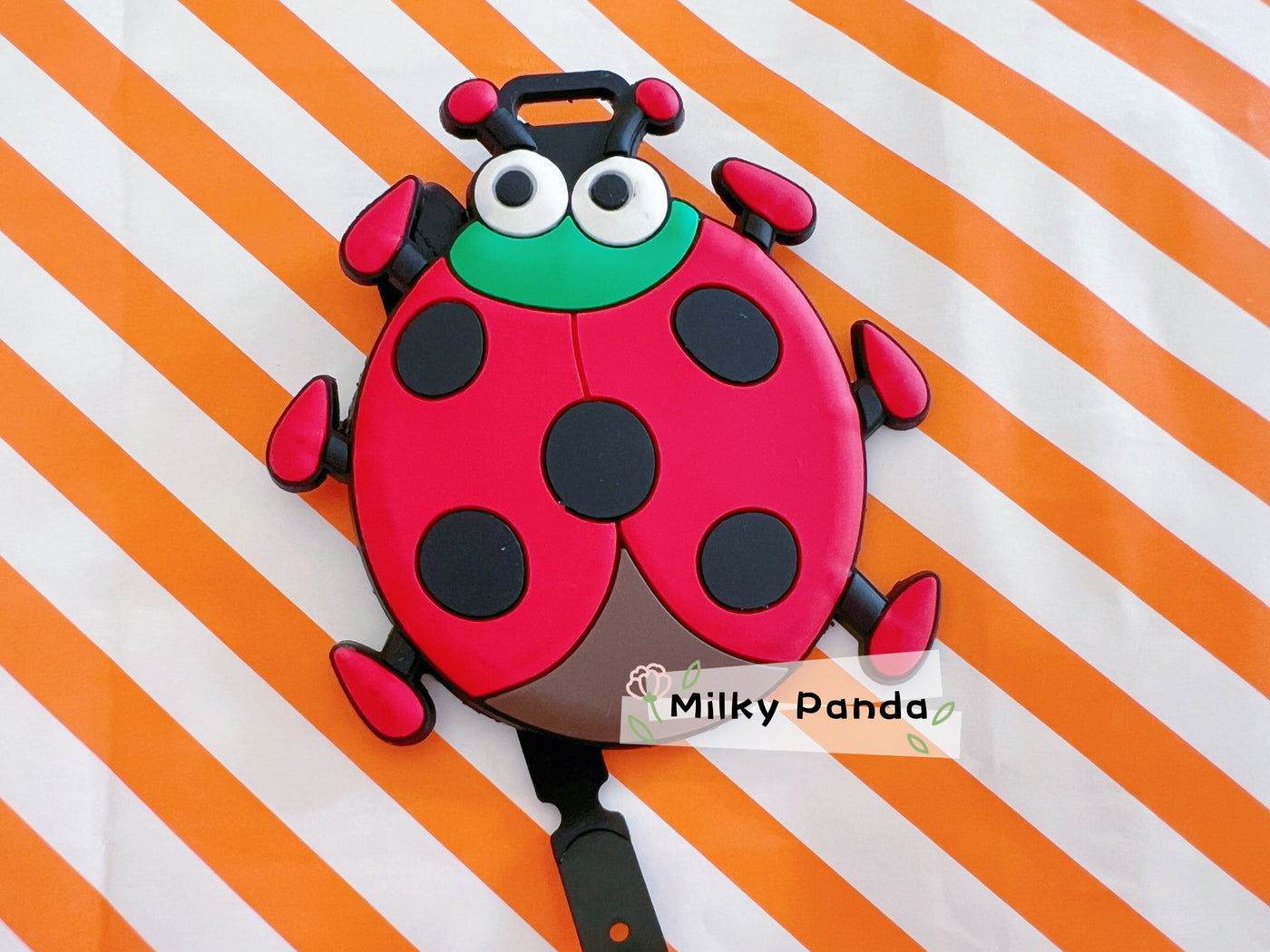 Ladybug luggage tag