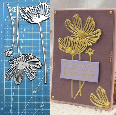 Poppy Flower Cutting Die
