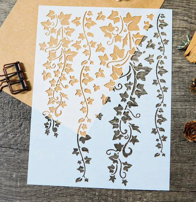 Leaves Vine Stencil