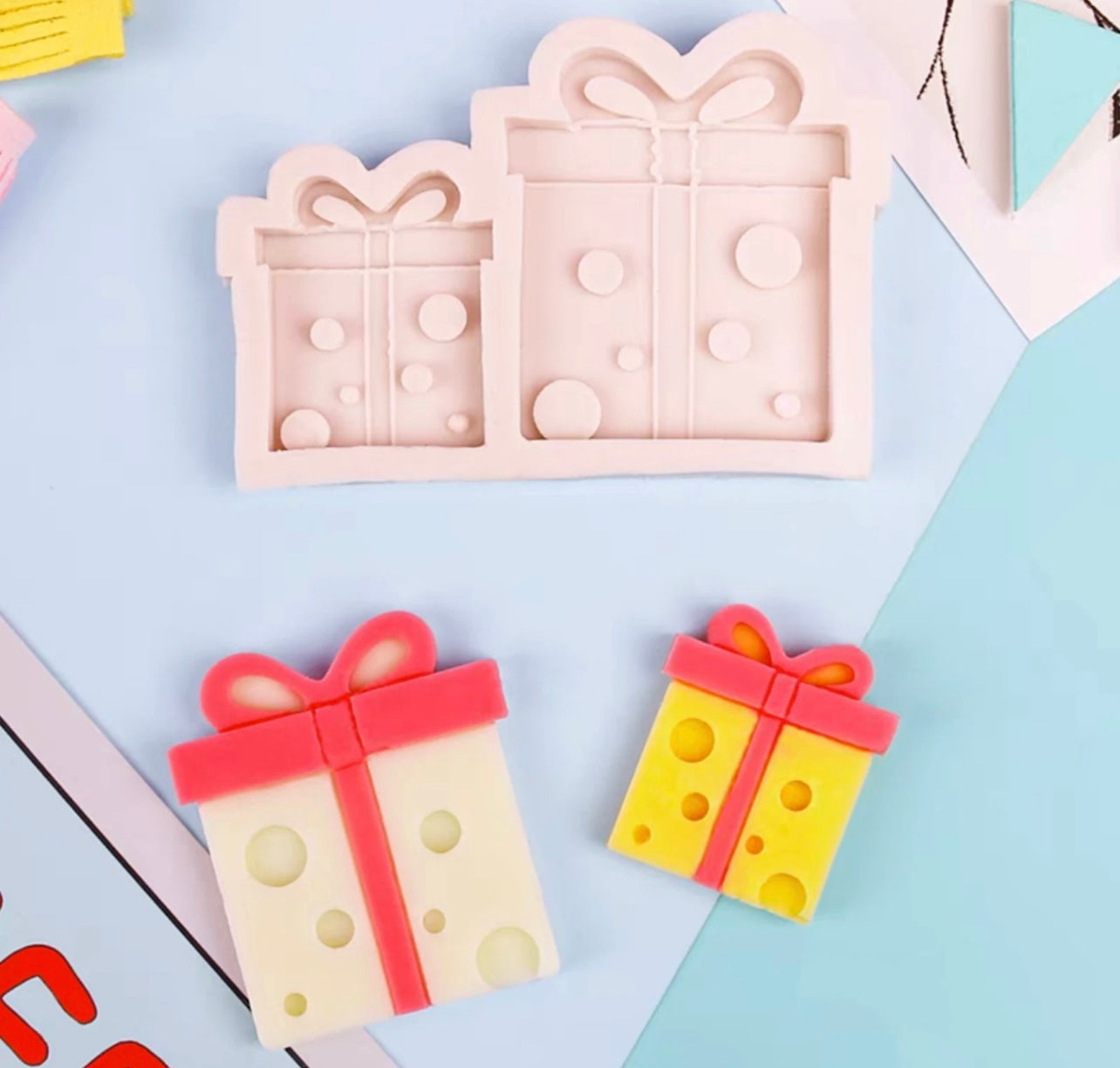 Gift Box Fondant Mould