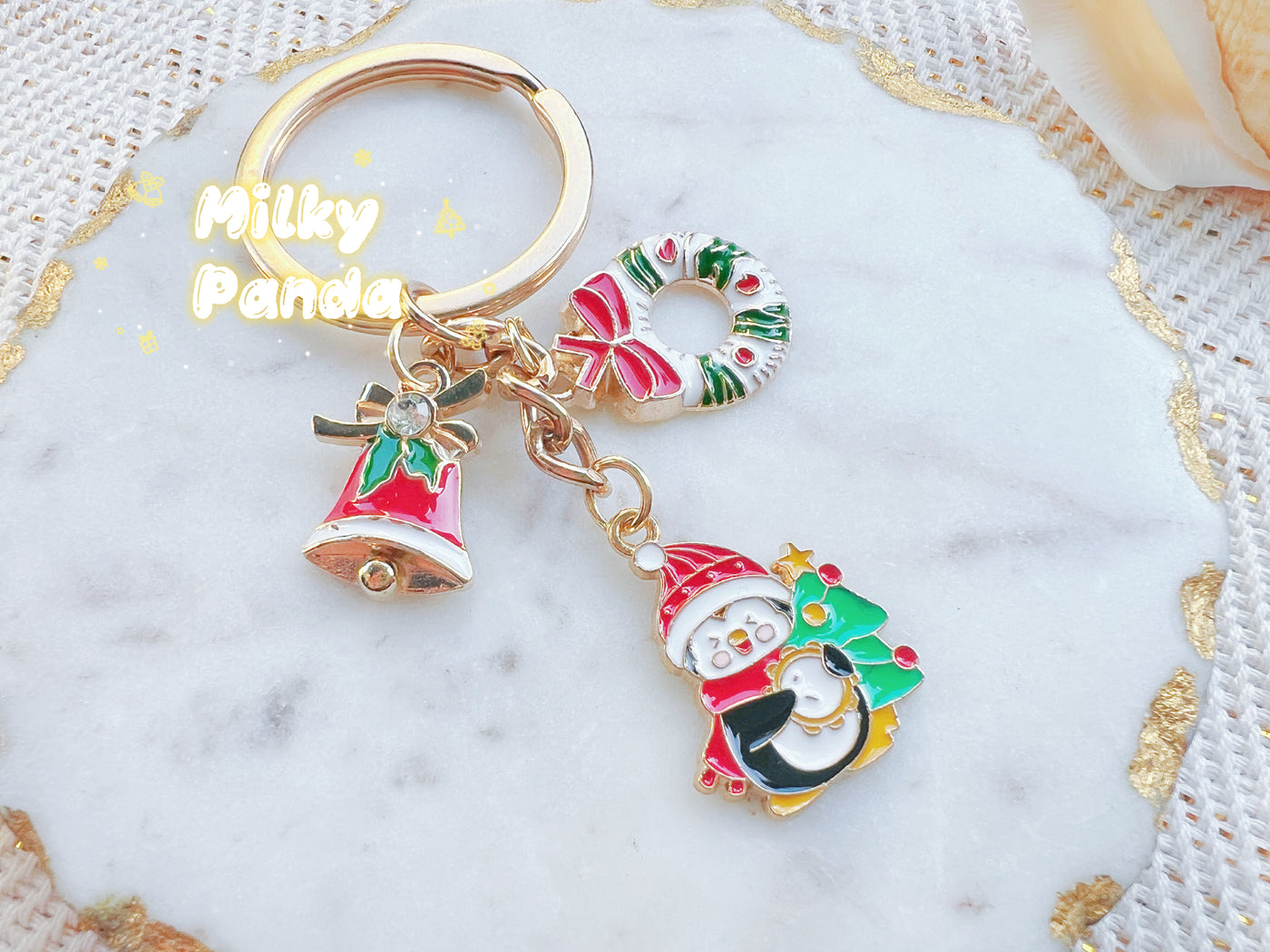 Christmas Theme Keyring