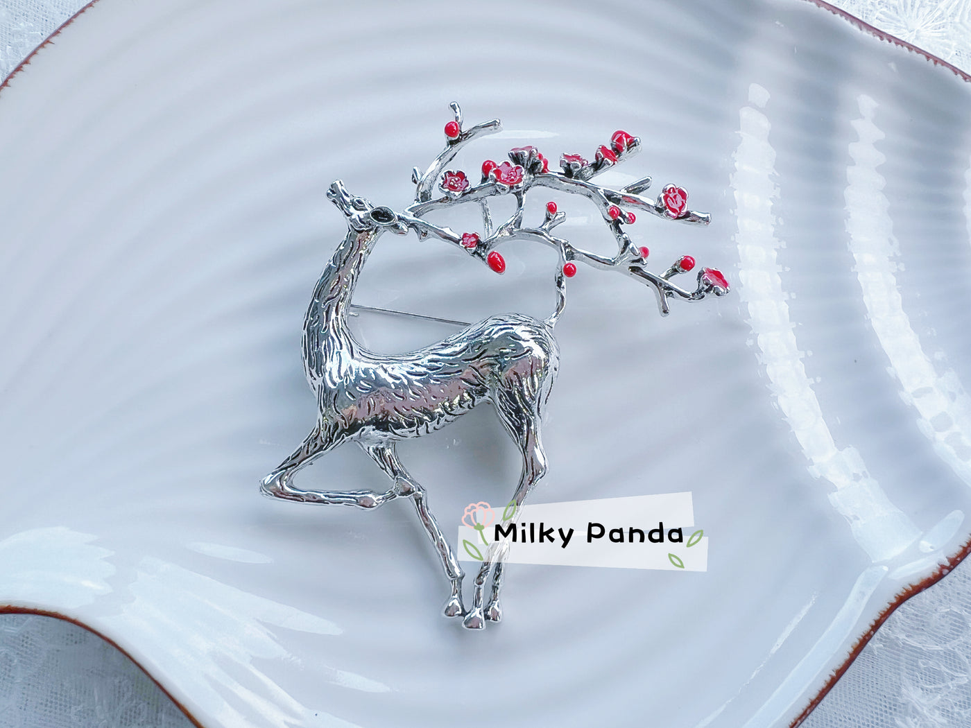 Reindeer Brooch