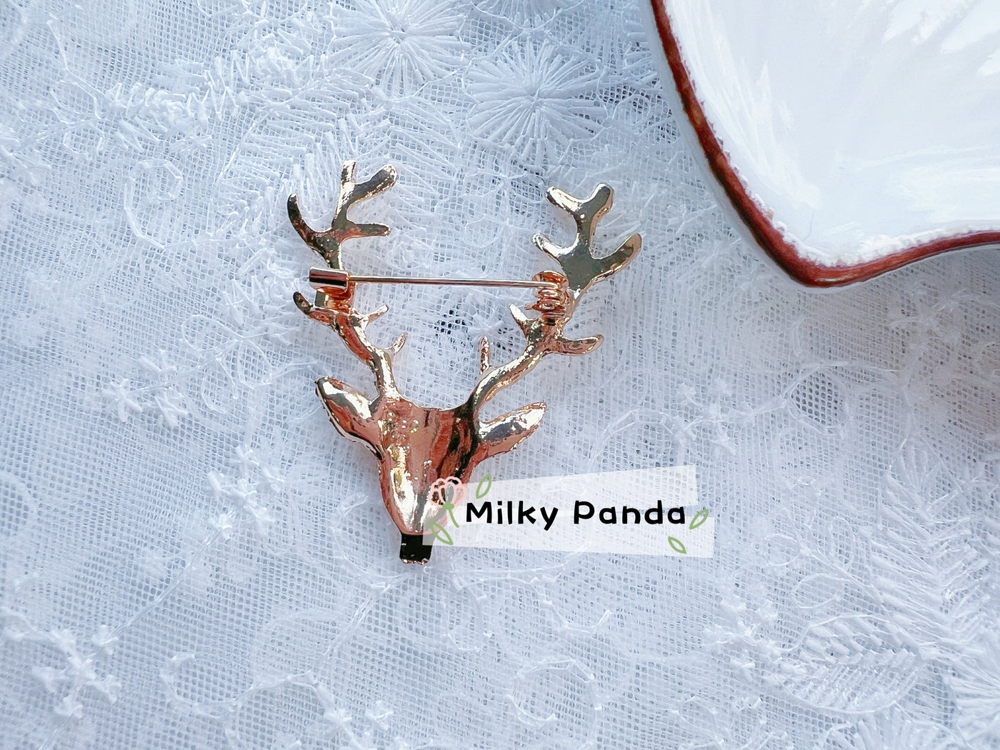 Reindeer Brooch
