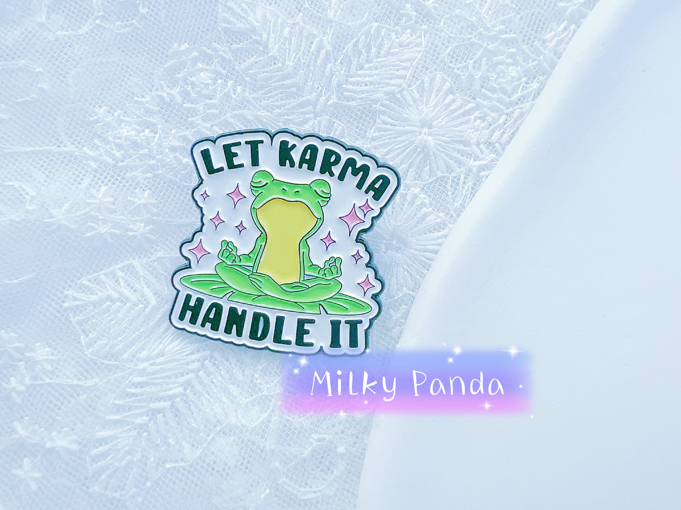 Let Karma Handle It Pin