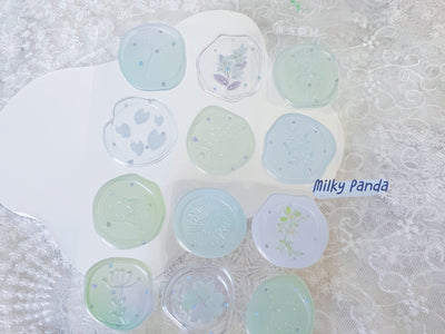 Wax Seal Look Stamped Sticker