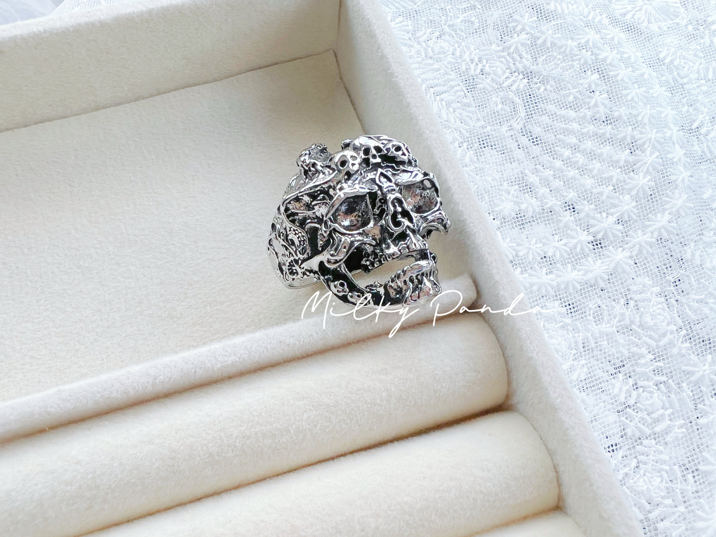 Chunky Skull Ring