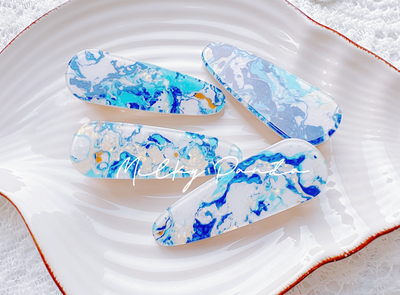 Marble Hair Clip
