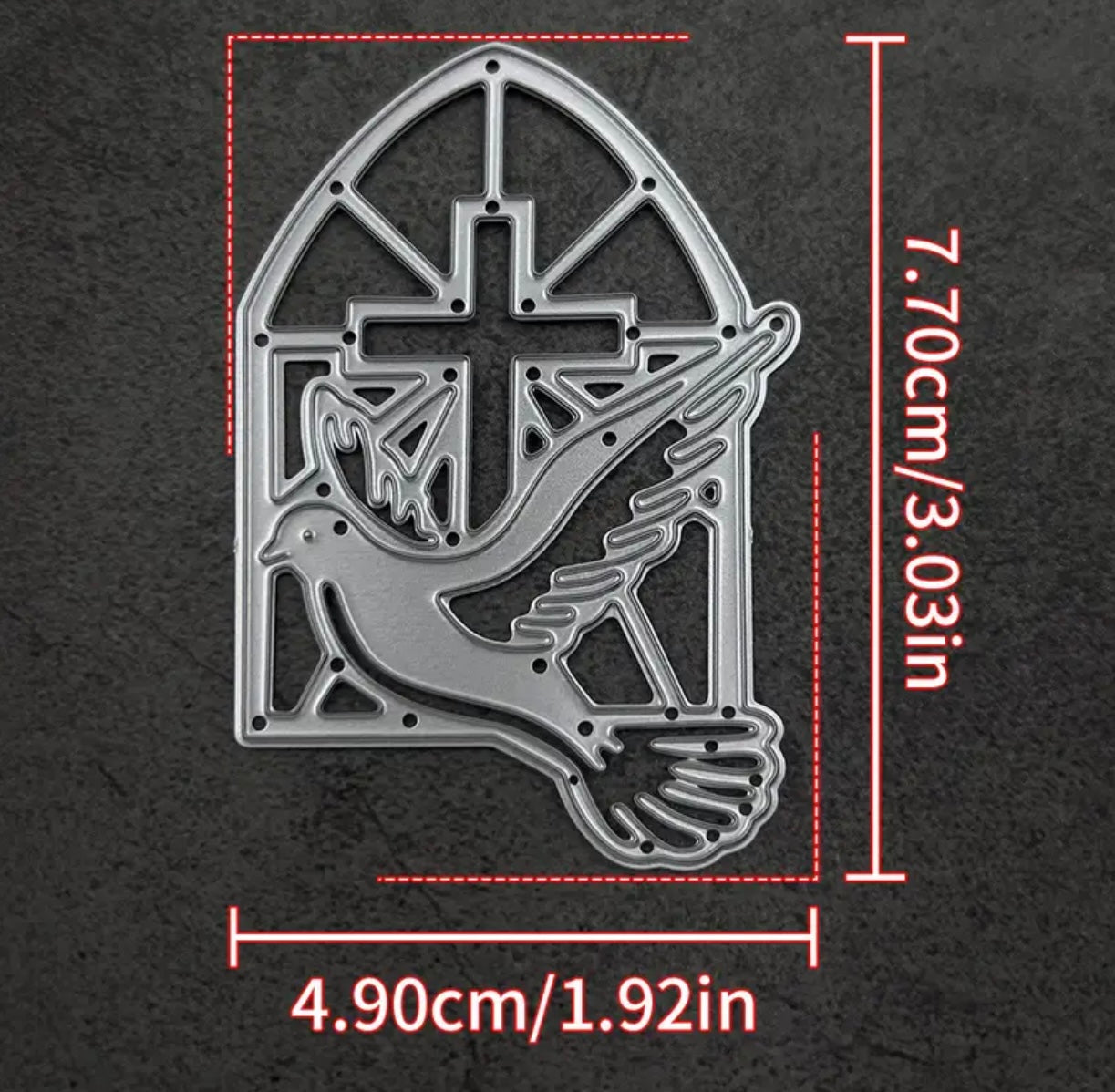Pigeon Cross Cutting Die