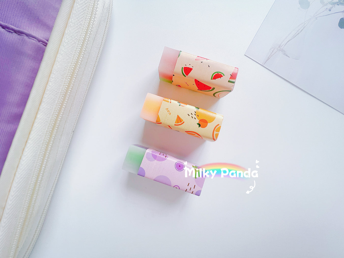 Fruit Scented Erasers