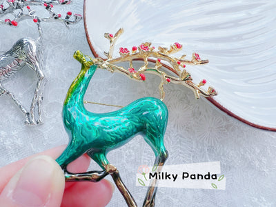 Reindeer Brooch