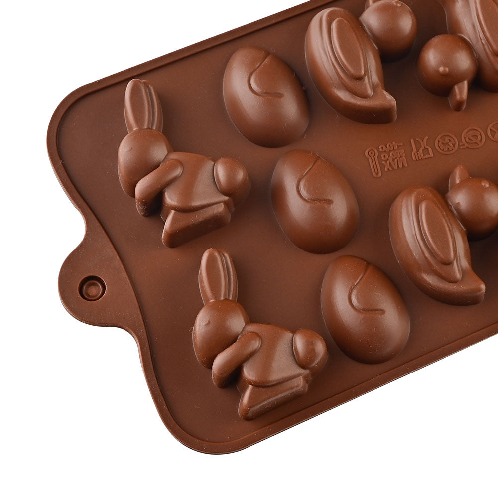 Easter Bunny & Egg Chocolate Mould