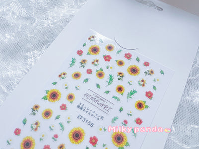 Sunflower Nail Sticker