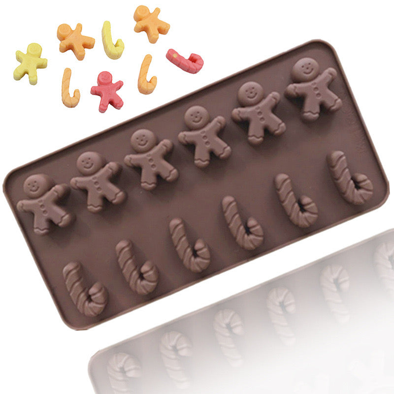 Christmas Gingerbread Man Chocolate Mould