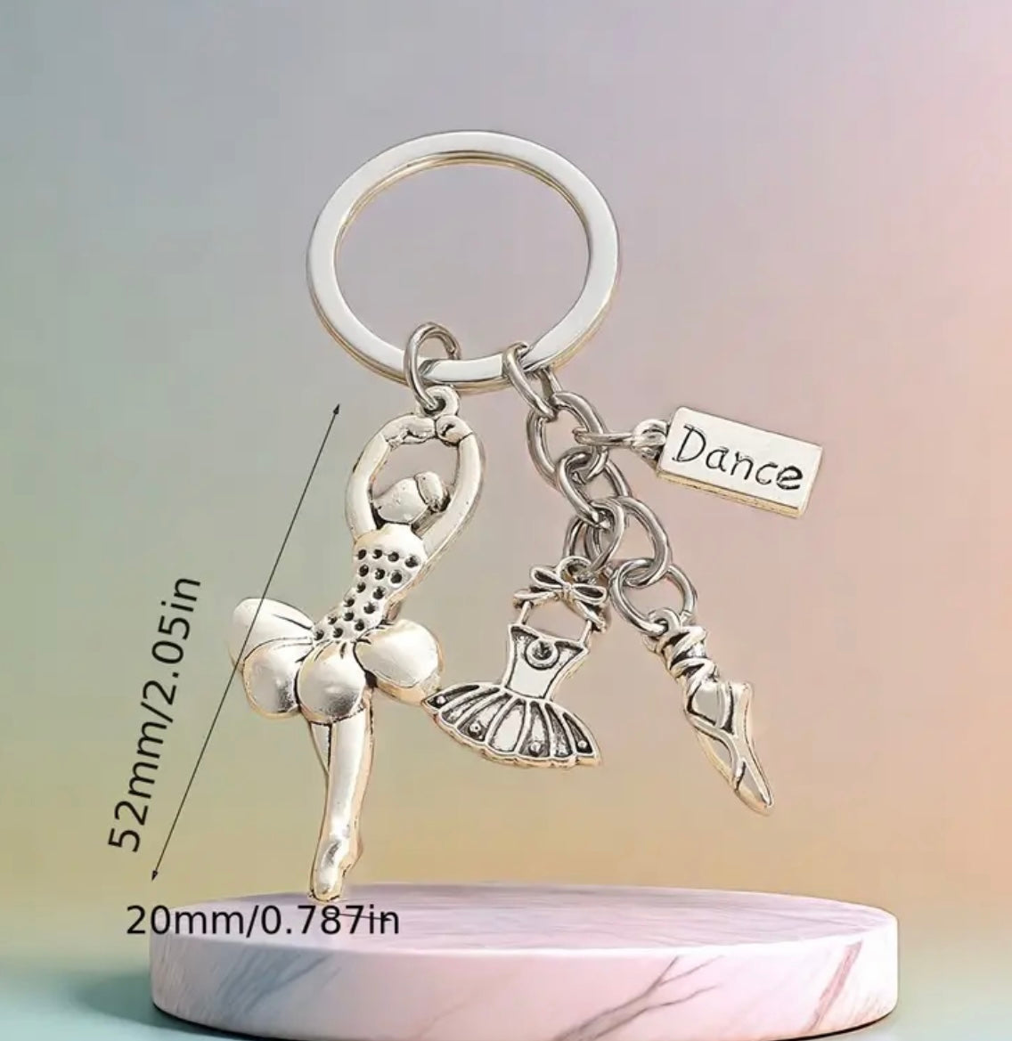 Ballet Dance Keyring