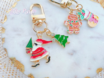 Christmas Theme Keyring