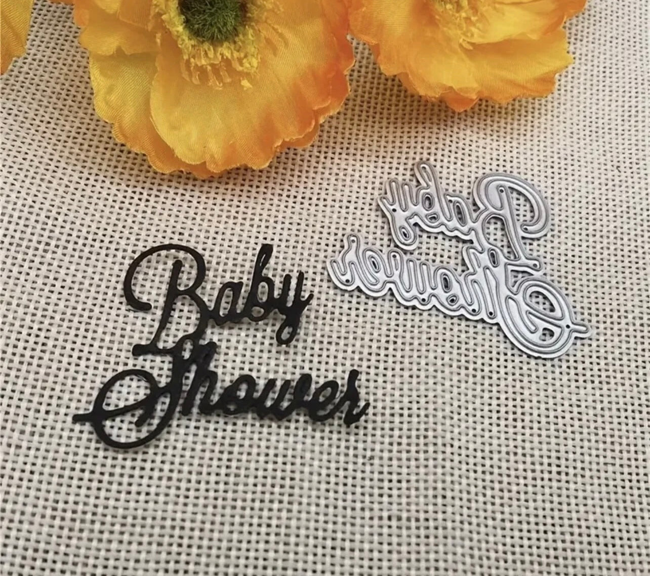 Gender Reveal Baby Shower Cutting Die