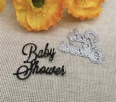 Gender Reveal Baby Shower Cutting Die