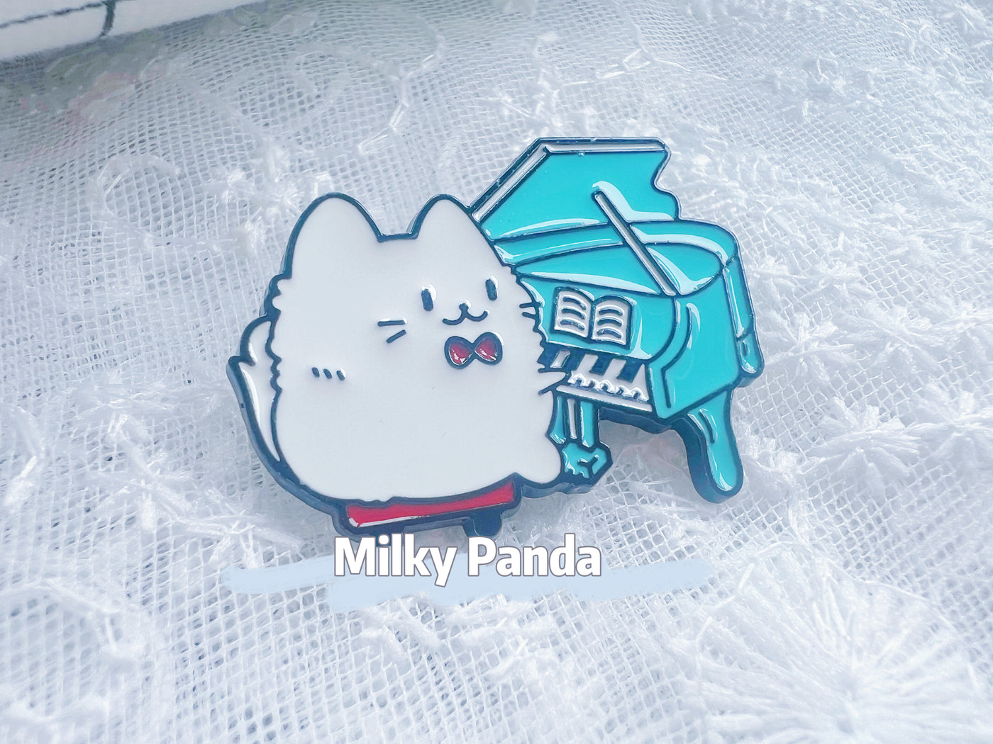 Pianist Cat Pin