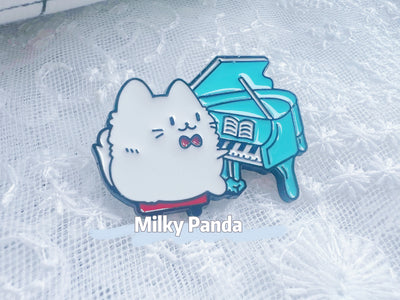Pianist Cat Pin