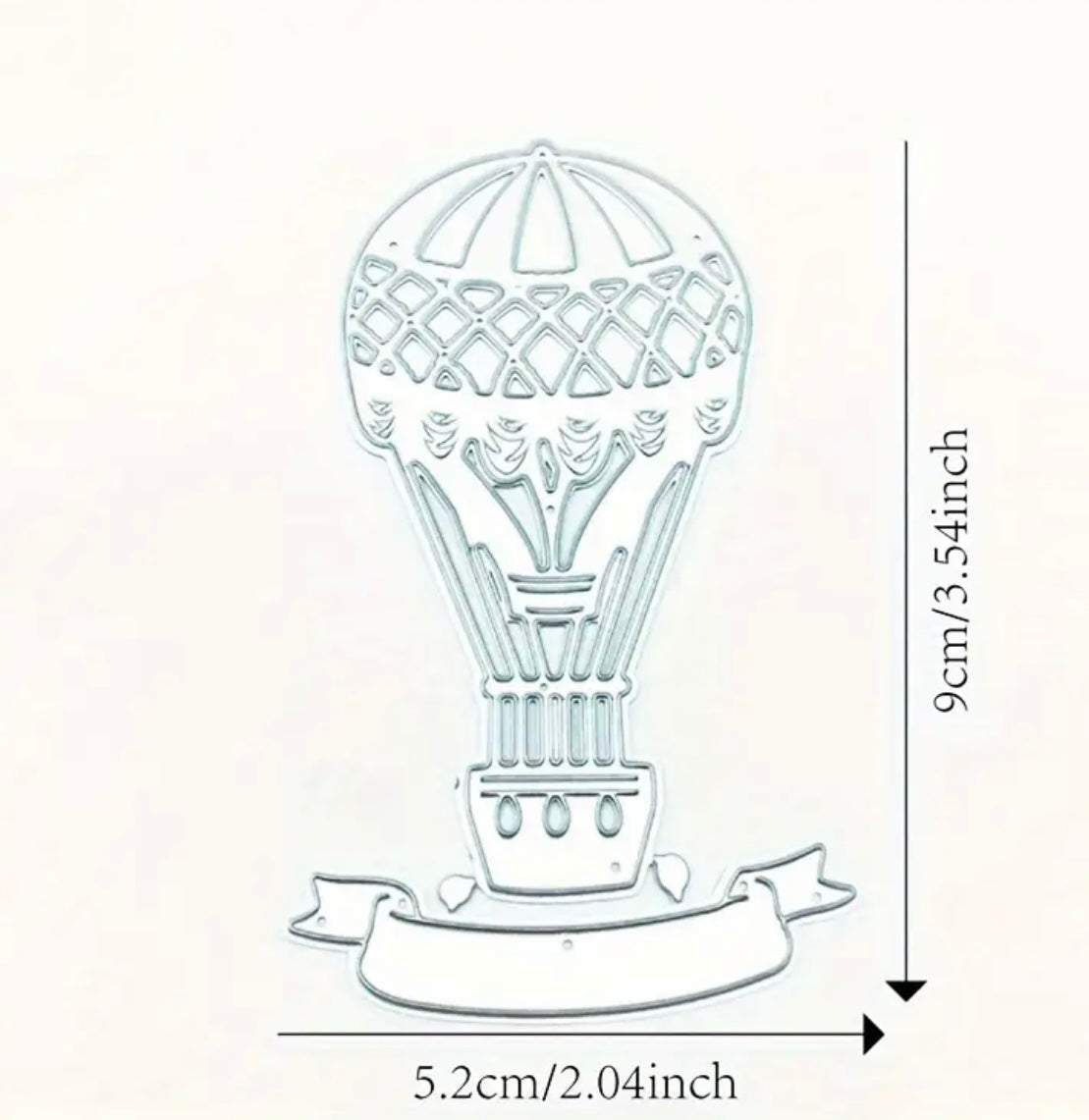 Hot Air Balloon Cutting Die