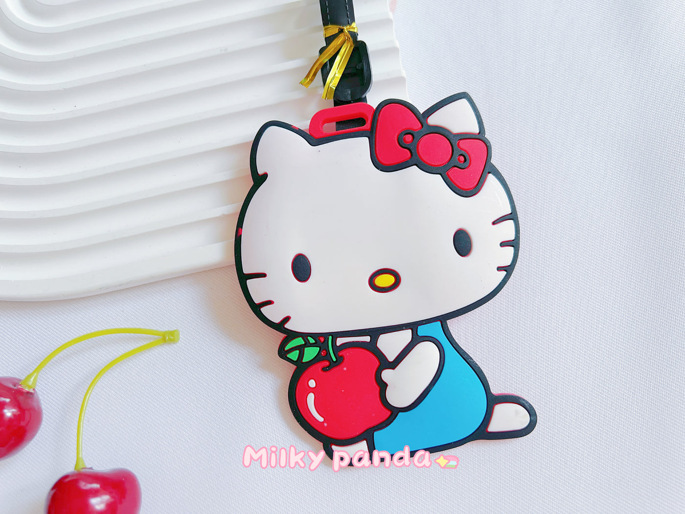 Cartoon Cat Luggage Tag