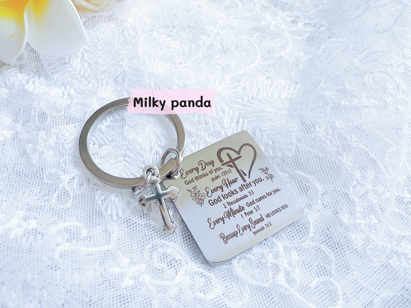 Bible Verse Keyring