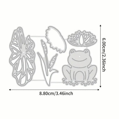 Frog & Lotus Cutting Die