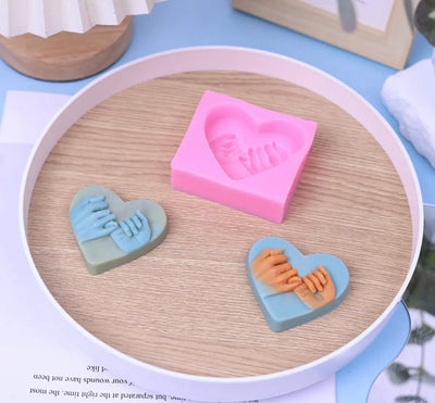 Hand In Hand Fondant Mould