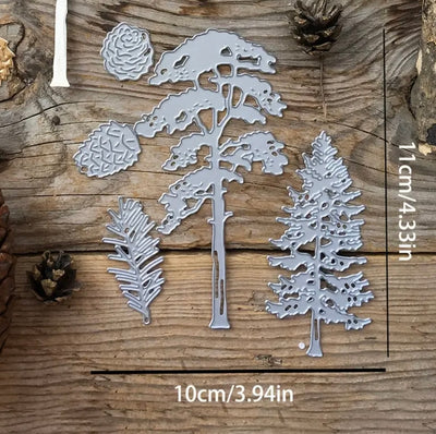 Pine Tree & Acorn Cutting Die