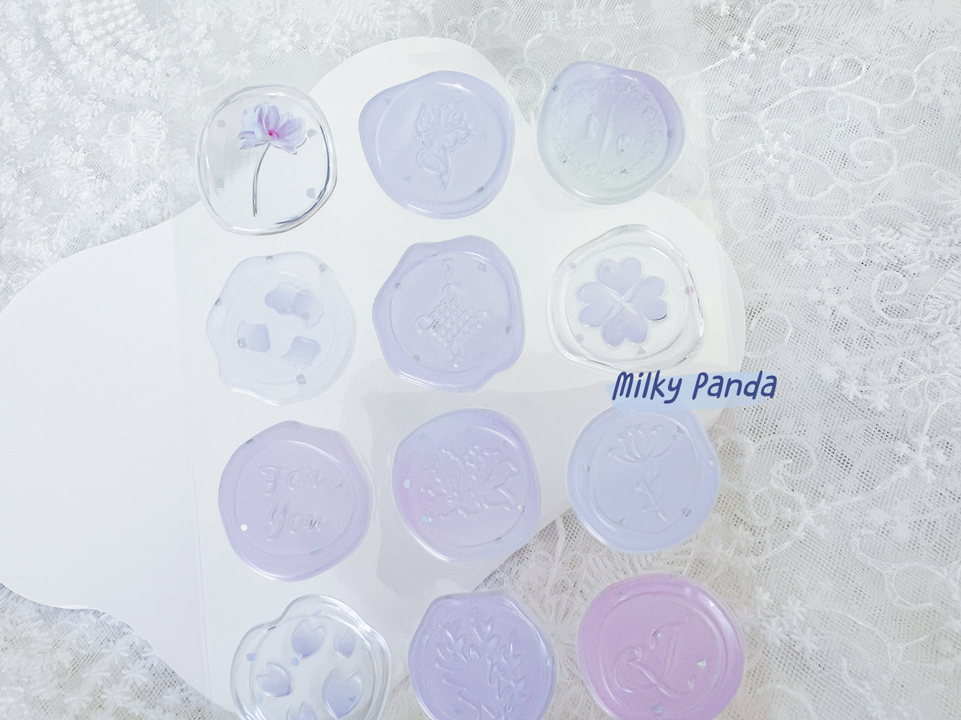 Wax Seal Look Stamped Sticker